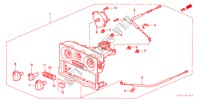 CONTROL DE CALEFACTOR para Honda ACCORD TYPE R 4 Puertas 5 velocidades manual 1999