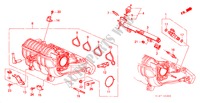MULTIPLE DE ADMISION(1.6L) para Honda ACCORD 1.6IS 4 Puertas 5 velocidades manual 1999