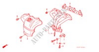 MULTIPLE DE ESCAPE(1.8L) para Honda ACCORD 1.8ILS 4 Puertas 5 velocidades manual 1999