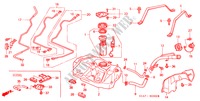 TANQUE DE COMBUSTIBLE para Honda ACCORD TYPE R 4 Puertas 5 velocidades manual 1999