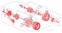 ALTERNADOR(BOSCH) para Honda ACCORD 2.0ILS 4 Puertas 5 velocidades manual 2000