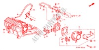 CUERPO MARIPOSA GASES(1.6L) para Honda ACCORD 1.6IS 4 Puertas 5 velocidades manual 2000