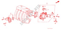 CUERPO MARIPOSA GASES (1.8L/2.0L/2.3L) para Honda ACCORD 2.0ILS 4 Puertas 5 velocidades manual 2000