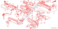 GUARNICION DE INSTRUMENTO(RH) para Honda ACCORD 2.0ILS 4 Puertas 5 velocidades manual 2000