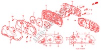 INDICADOR DE COMBINACION COMPONENTES para Honda ACCORD 2.0ILS 4 Puertas 5 velocidades manual 2000