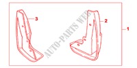 JGO. FALDILLAS DELANTERAS para Honda ACCORD 2.0ILS 4 Puertas 5 velocidades manual 2000