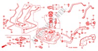 TANQUE DE COMBUSTIBLE para Honda ACCORD 2.0ILS 4 Puertas 5 velocidades manual 2000