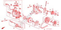 ACONDICIONADOR DE AIRE(JUEGO) (COMPRESOR) (SOHC) para Honda CIVIC AERODECK 1.4IS 5 Puertas 5 velocidades manual 1998