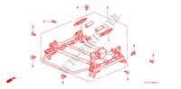 ASIENTO DEL. (IZQ.) (AJUSTADOR DE ALTURA) para Honda CIVIC AERODECK 2.0ITD 5 Puertas 5 velocidades manual 2000