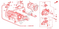 CUERPO MARIPOSA GASES(SOHC) para Honda CIVIC AERODECK 1.4I 5 Puertas 5 velocidades manual 1999