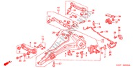 ESTABILIZADOR TRASERO/ BRAZO INFERIOR TRASERO para Honda CIVIC AERODECK LS 5 Puertas 5 velocidades manual 1999