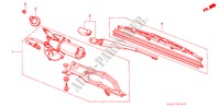 LIMPIADOR TRASERO para Honda CIVIC AERODECK 1.5IVT 5 Puertas 5 velocidades manual 1999