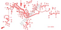 LINEAS DE FRENO(ABS) (LH) (DIESEL) para Honda CIVIC AERODECK 2.0ITD 5 Puertas 5 velocidades manual 2000