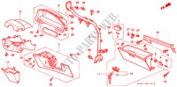 PANEL DE INSTRUMENTO EMBELLECEDOR(LH) para Honda CIVIC AERODECK 1.5ILS 5 Puertas 5 velocidades manual 1998