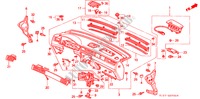 PANEL DE INSTRUMENTO(LH) para Honda CIVIC AERODECK 1.5ILS 5 Puertas 5 velocidades manual 1998