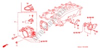 CUERPO MARIPOSA GASES( '05) para Honda S2000 S2000 2 Puertas 6 velocidades manual 2000