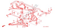 ESTABILIZADOR TRASERO/ BRAZO INFERIOR TRASERO para Honda S2000 S2000 2 Puertas 6 velocidades manual 2000