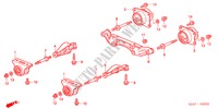 MONTURA DE DIFERENCIAL TRASERO para Honda S2000 S2000 2 Puertas 6 velocidades manual 2002