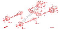 MONTURA DE DIFERENCIAL TRASERO para Honda S2000 S 2 Puertas 6 velocidades manual 2009