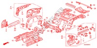 PISO/PANELES INTERIORES para Honda S2000 BASE 2 Puertas 6 velocidades manual 2008