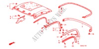 RECUBRIMIENTO DE TECHO(HARD TOP) para Honda S2000 S 2 Puertas 6 velocidades manual 2008
