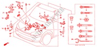 CONJ. DE CABLES DE MOTOR(RH) para Honda HR-V 4WD 3 Puertas 5 velocidades manual 2001