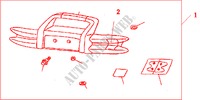 ROGUE FRT BMPR SOFT GRILLE GUARD para Honda HR-V 4WD 3 Puertas automática completa 2000