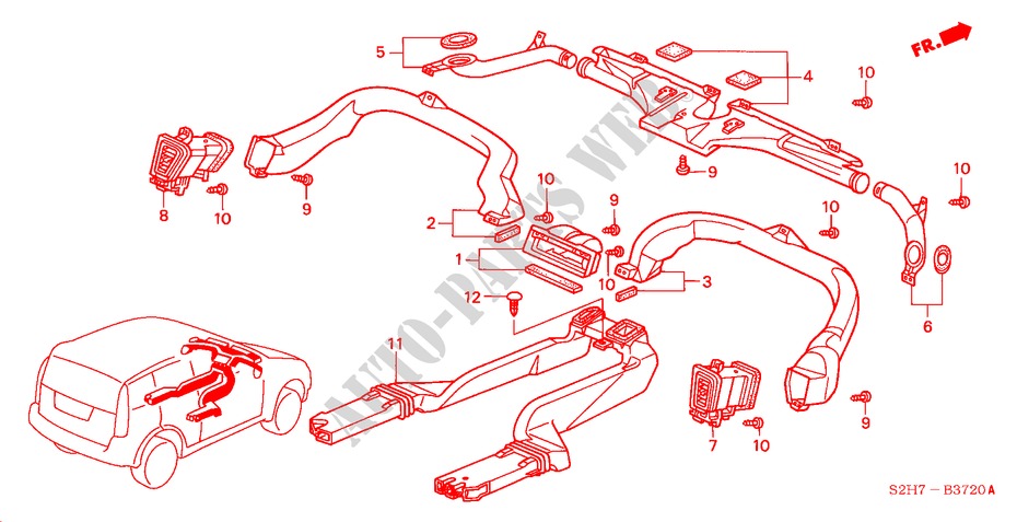 CONDUCTO(LH) para Honda HR-V 4WD 3 Puertas 5 velocidades manual 1999