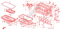 BLOQUE DE CILINDRO/COLECTOR DE ACEITE para Honda HR-V 4WD             UK 5 Puertas 5 velocidades manual 2003