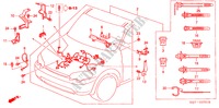 CONJ. DE CABLES DE MOTOR(RH) para Honda HR-V 4WD             UK 5 Puertas 5 velocidades manual 2005