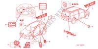 EMBLEMAS/ETIQUETAS DE PRECAUCION para Honda HR-V 4WD 5 Puertas automática completa 2005