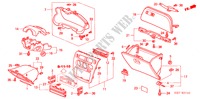 GUARNICION DE INSTRUMENTO(LH) para Honda HR-V 4WD 5 Puertas 5 velocidades manual 2003