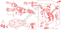 INTERRUPTOR COMBINACION(LH) para Honda HR-V HR-V 5 Puertas 5 velocidades manual 2004