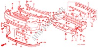 PARAGOLPES para Honda HR-V 4WD             UK 5 Puertas 5 velocidades manual 2003