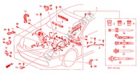 CONJ. DE CABLES DE MOTOR(LH) para Honda PRELUDE 2.0I 2 Puertas 4 velocidades automática 1997