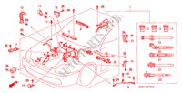CONJ. DE CABLES DE MOTOR(RH) para Honda PRELUDE 2.0I 2 Puertas 4 velocidades automática 1997