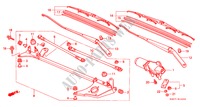 LIMPIAPARABRISAS (LH) para Honda PRELUDE 2.2VTI 2 Puertas 5 velocidades manual 1997
