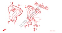 MULTIPLE DE ESCAPE(DOHC) para Honda PRELUDE 2.2VTI 2 Puertas 5 velocidades manual 1997