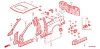 PANELES EXTERIORES para Honda PRELUDE 2.2VTI 2 Puertas 5 velocidades manual 1997