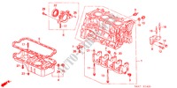 BLOQUE DE CILINDRO/COLECTOR DE ACEITE (1.6L) para Honda ACCORD 1.6IS 5 Puertas 5 velocidades manual 2000