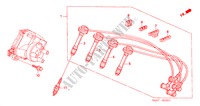 CABLE DE ALTA TENSION/TAPON (1.8L/2.0L) para Honda ACCORD 1.8ILS 5 Puertas 5 velocidades manual 2000