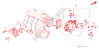 CUERPO MARIPOSA GASES(1.8L/2.0L) para Honda ACCORD 1.8ILS 5 Puertas 5 velocidades manual 2000