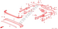 DESLIZANTES DE TECHO para Honda ACCORD 2.0IES 5 Puertas 5 velocidades manual 2000