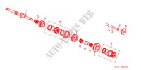 EJE PRINCIPAL(DIESEL) para Honda ACCORD 2.0TDI 5 Puertas 5 velocidades manual 2000