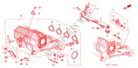 MULTIPLE DE ADMISION(1.6L) para Honda ACCORD 1.6ILS         7PA 5 Puertas 5 velocidades manual 2000
