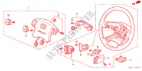 VOLANTE DE DIRECCION(SRS) (1) para Honda ACCORD 2.0IES 5 Puertas 5 velocidades manual 2000