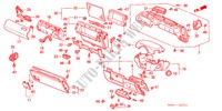 GUARNICION DE INSTRUMENTO(RH) para Honda ACCORD 2.0SE    EXECUTIVE 5 Puertas 5 velocidades manual 2001
