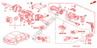 INTERRUPTOR COMBINACION para Honda ACCORD 2.0IES 5 Puertas 5 velocidades manual 2002