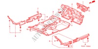 ALFOMBRA DE PISO para Honda CIVIC 1.6LS 4 Puertas 5 velocidades manual 2002