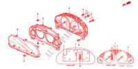 COMPONENTES DEL INDICADOR(NS) para Honda CIVIC 1.4S 4 Puertas 5 velocidades manual 2001